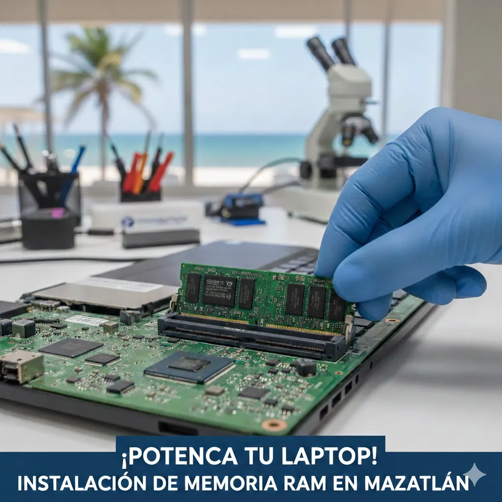 Aumento de Memoria RAM para Laptop en Mazatlán | Mejora de Velocidad